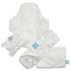 3 Feminine Pads - White