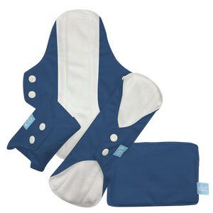 3 Feminine Pads - Dark Blue