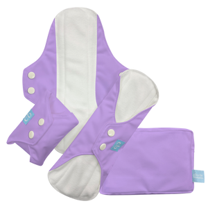 3 Feminine Pads - Lavender