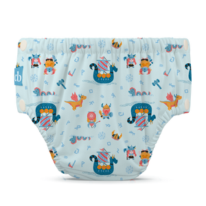 Reusable Swim Diaper Snaps - The Vikings