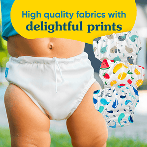 Reusable Swim Diaper Drawstring - Floriana