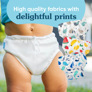 Reusable Swim Diaper Drawstring - The Vikings