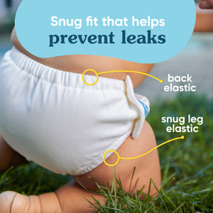 Reusable Swim Diaper Snaps - The Vikings
