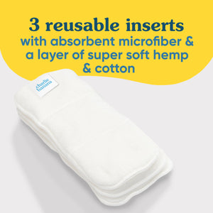 Reusable Hemp Inserts - One-Size