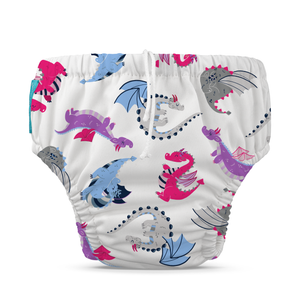 Reusable Swim Diaper Drawstring - Lady Dragon