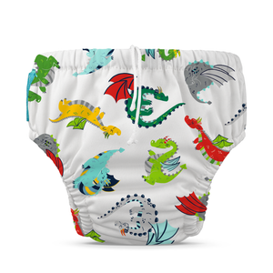 Reusable Swim Diaper Drawstring - Mr Dragon