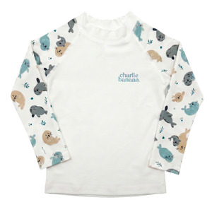 Rash Guard White + Seally